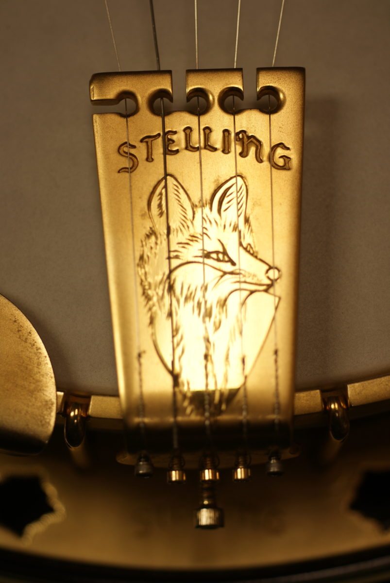 Stelling Bill Emerson Red Fox Deluxe 5 string Gold Plated and Engraved 5 string Banjo