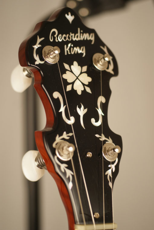 Recording King RKR85 Elite 5 string Banjo Greg Rich Design