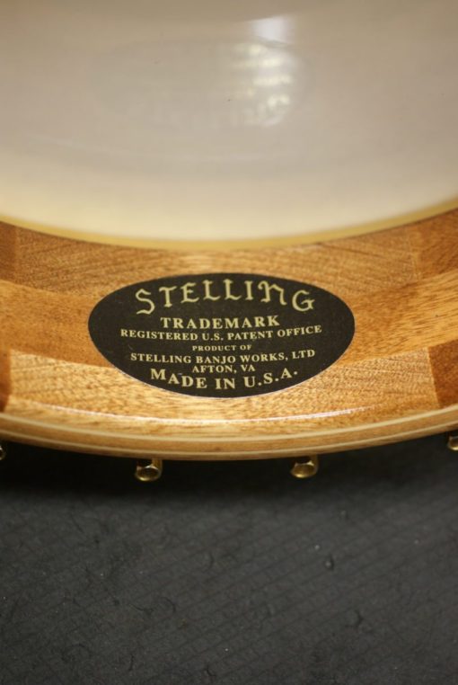 Stelling Crusader Deluxe 5 string banjo owned by Chris Warner