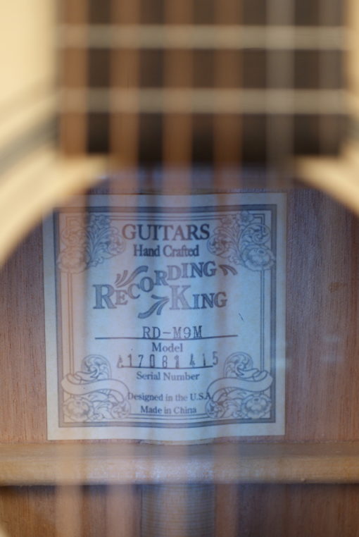 Recording King Solid Wood Guitar