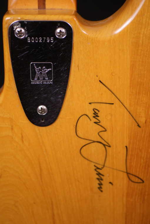 1976 Pre Ernie Ball Music Man Stingray Bass signed by Tony Levin