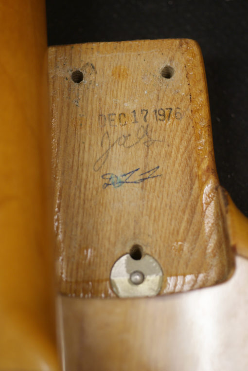 1976 Pre Ernie Ball Music Man Stingray Bass signed by Tony Levin