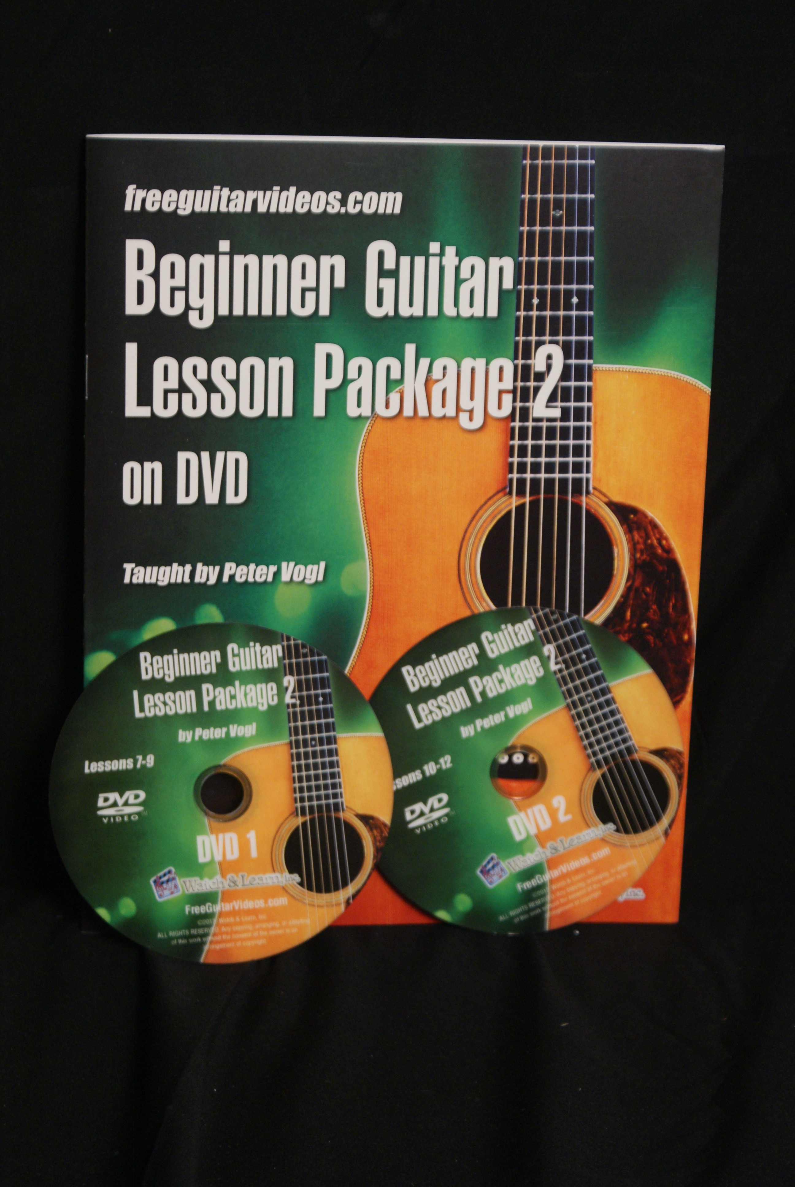 Beginner Guitar Lesson Package 2 on DVD Book/DVD Package