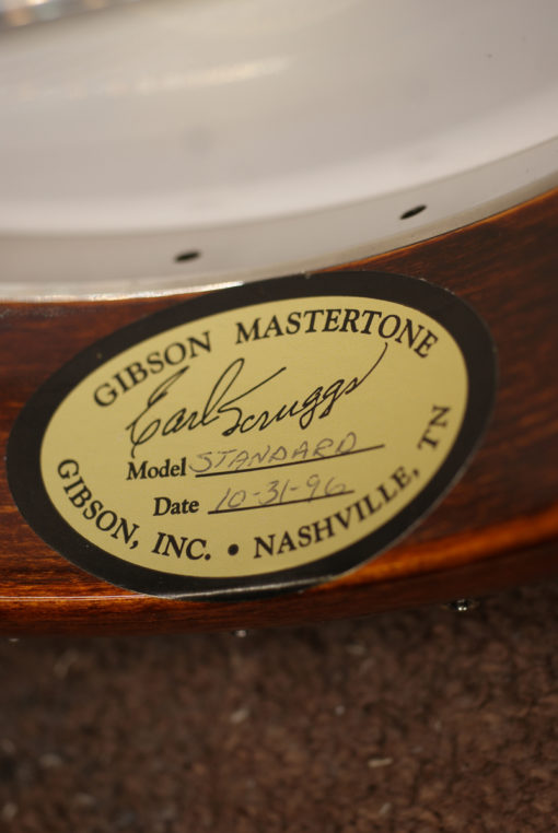 1996 Gibson Earl Scruggs Standard 5 string Banjo Gibson Banjo for Sale