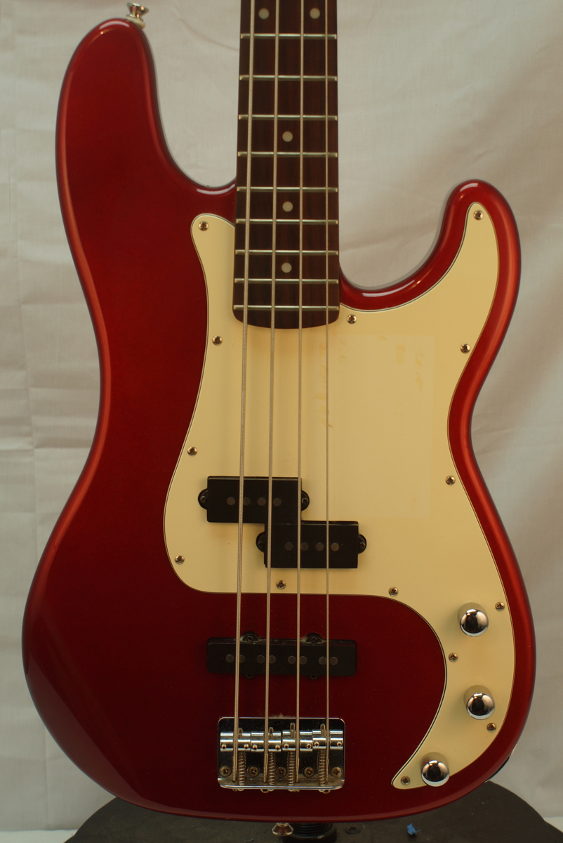 Squier by Fender Candy Apple Red Precision Bass - BanjoWarehouse.com