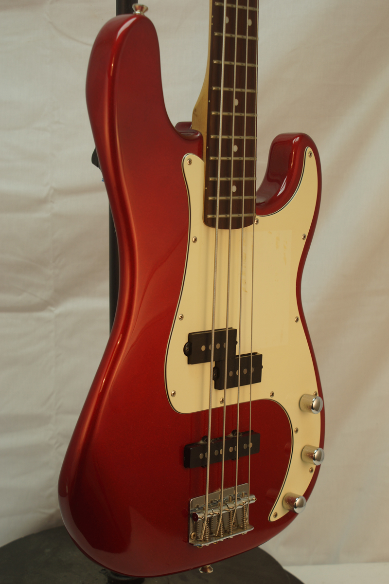 Squier by Fender Candy Apple Red Precision Bass - BanjoWarehouse.com