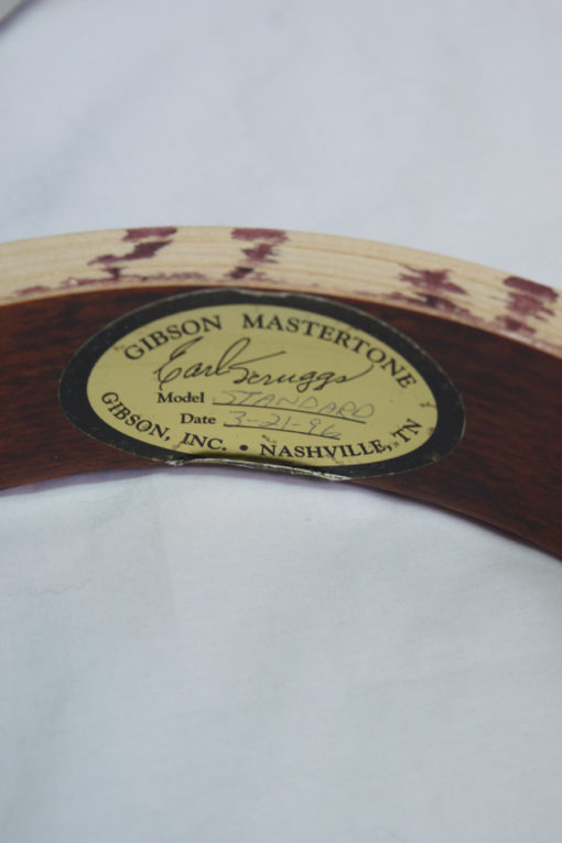 1996 Gibson Earl Scruggs Standard Banjo Shell Rim