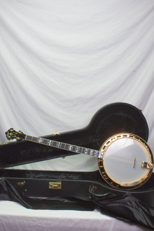 1991 Gibson Granada Plectrum Banjo with Bella Voce Carving Greg Rich era Gibson Banjo for Sale