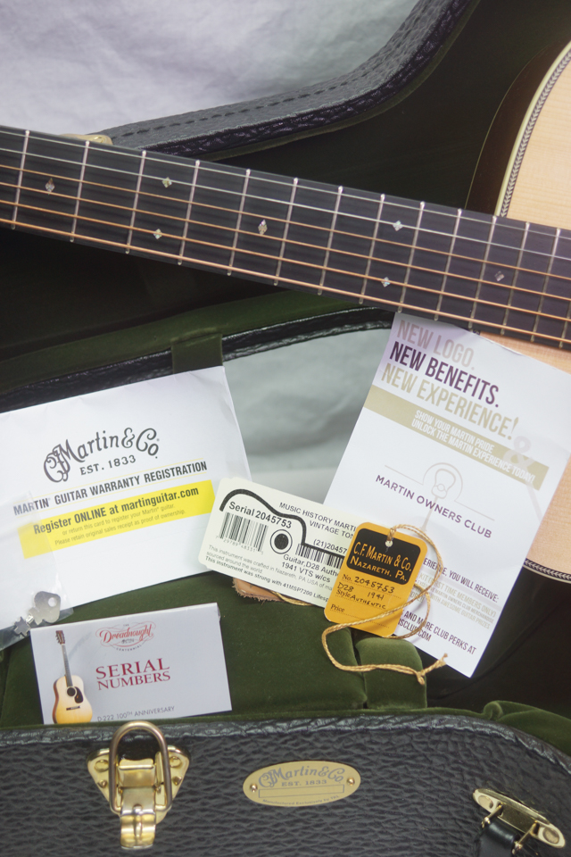 2015 Martin 1941 Authentic Acoustic Guitar - BanjoWarehouse.com