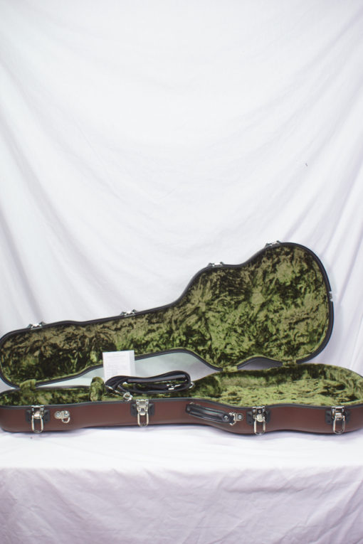 New Calton Case Telecaster Brown with Green interior for Sale 3