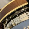 Gold Tone Mastertone OB-2 banjo cream binding and mahogany rim detail