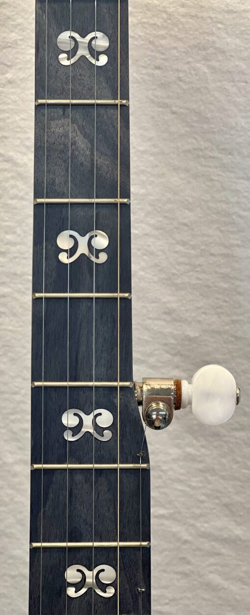 Left-handed Deering Goodtime Blackgrass Special 5-string banjo with free hardshell case - Image 7