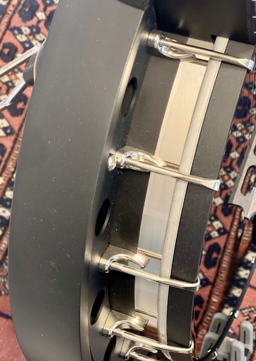 Left-handed Deering Goodtime Blackgrass Special 5-string banjo with free hardshell case - Image 16