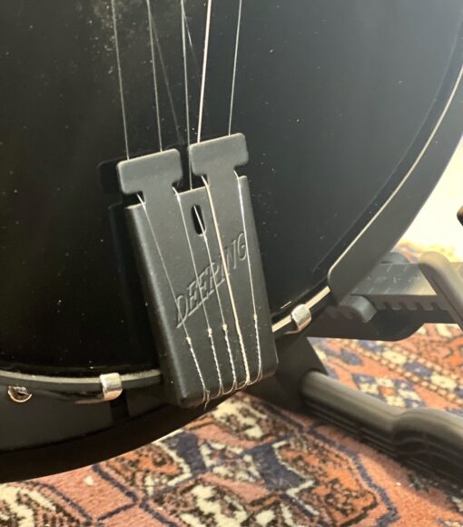 Left-handed Deering Goodtime Blackgrass Special 5-string banjo with free hardshell case - Image 11