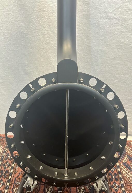 Left-handed Deering Goodtime Blackgrass Special 5-string banjo with free hardshell case - Image 10
