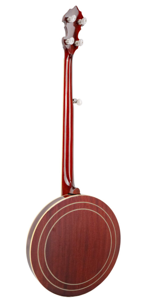 Left-handed Gold Tone Mastertone™ OB-3: Orange Blossom "Twanger" Pre-War Style Resonator Banjo with Case - Image 10