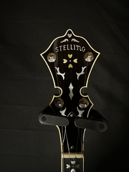 2021 Stelling Master Flower Five-String Resonator Banjo with original hardshell case - Near Mint - Image 12