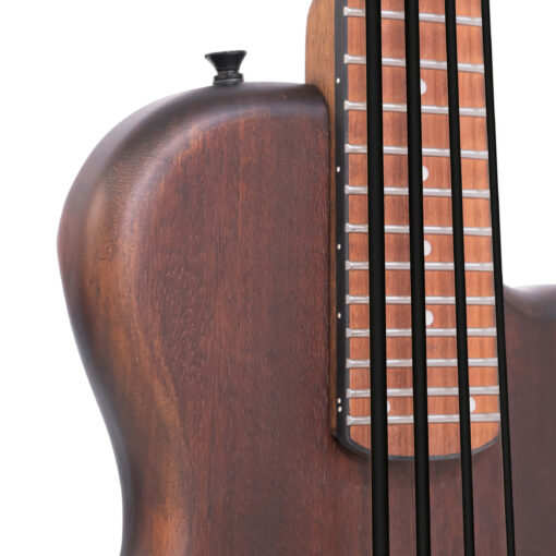 Gold Tone ME-BassFL: 23-Inch Scale Fretless Electric MicroBass with Padded Gig Bag - Image 4