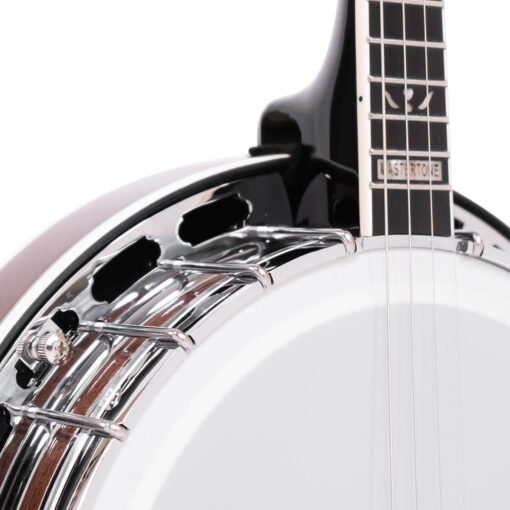 Lefty Gold Tone Mastertone Model IT-250F Irish Tenor 4-String Banjo with Flange - Image 4