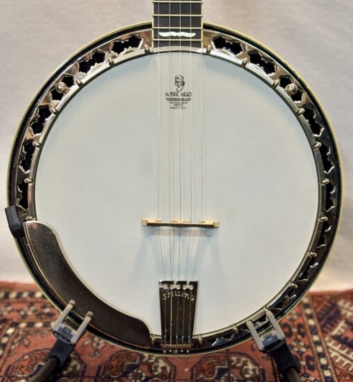 1998 Stelling Red Fox Five-String Resonator Banjo with original case - Image 2