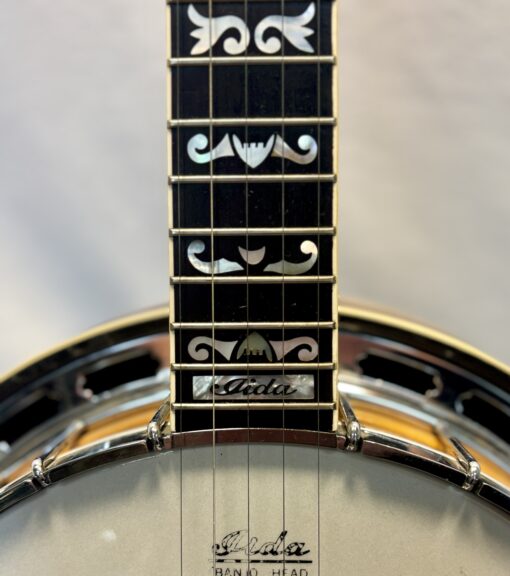 Vintage Japanese 1970s Iida 235 Banjo with hardshell case - Image 18