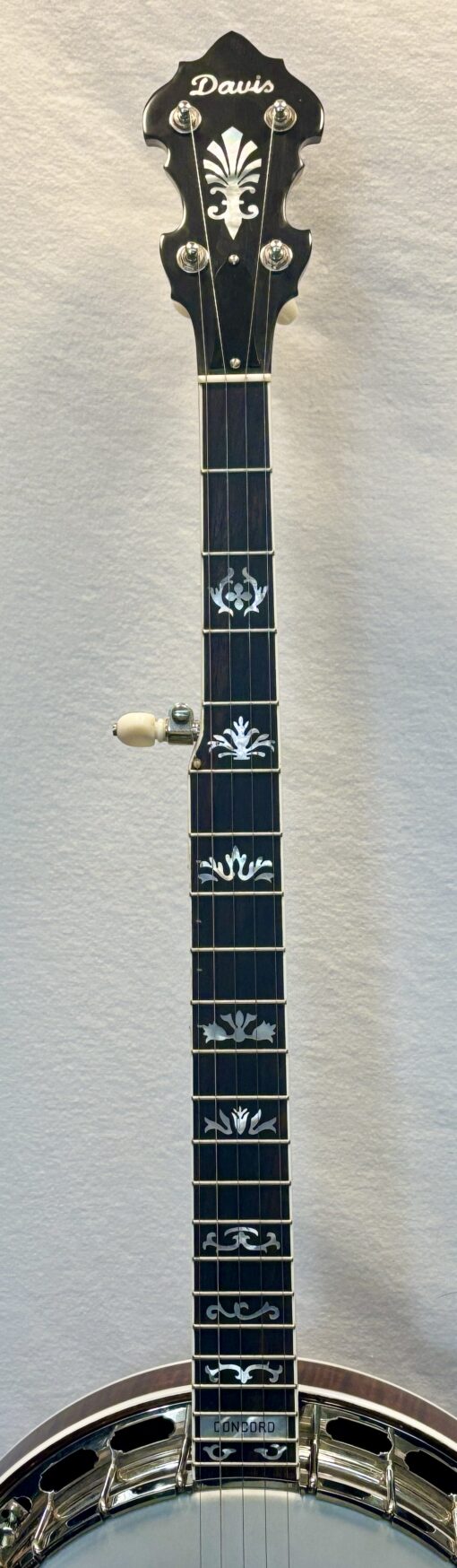 2015 Davis Concord Five-String Prototype Banjo with hardshell case - Image 18