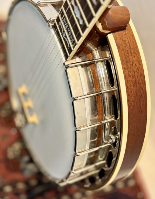 2016 Huber VRB-3 Five-String Resonator Banjo with Brown Superior hardshell case - Image 10