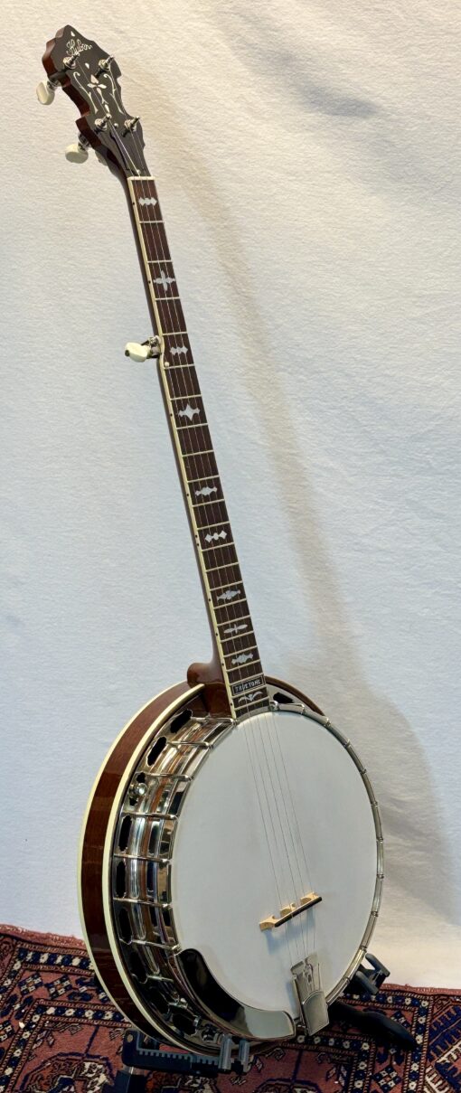 2016 Huber VRB-3 Five-String Resonator Banjo with Brown Superior hardshell case - Image 16
