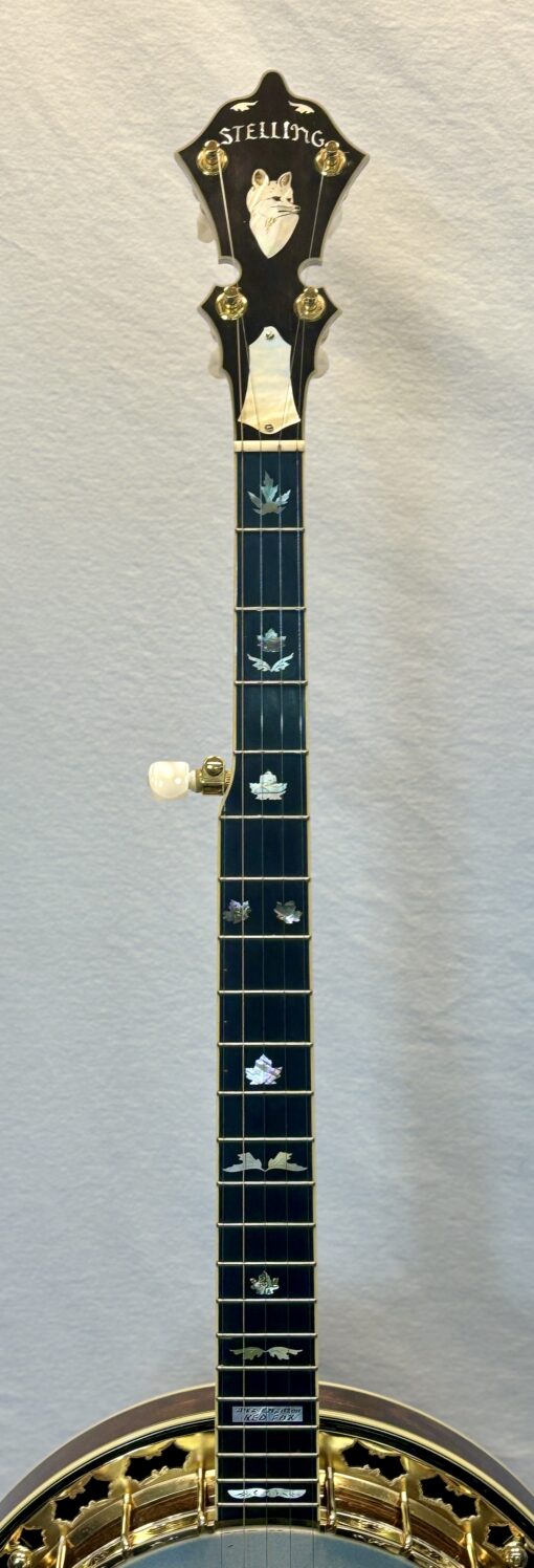 1995 Stelling Bill Emerson Red Fox Banjo with original hardshell case - Image 3