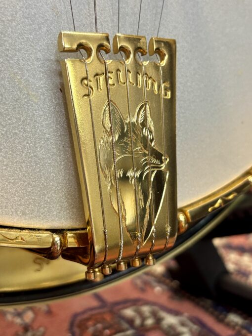 1995 Stelling Bill Emerson Red Fox Banjo with original hardshell case - Image 8