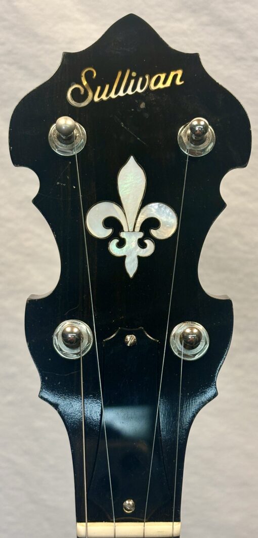 Mahogany Sullivan Deluxe Banjo with hardshell case - Image 4