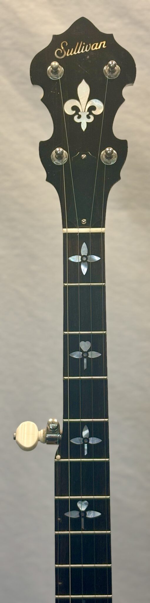 Mahogany Sullivan Deluxe Banjo with hardshell case - Image 5