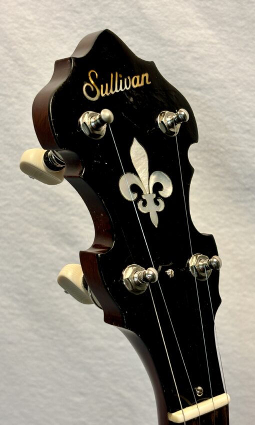 Mahogany Sullivan Deluxe Banjo with hardshell case - Image 12