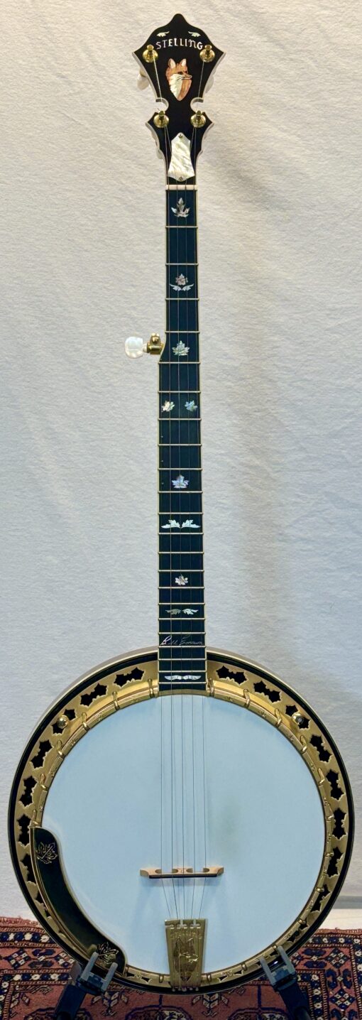 2001 Stelling Bill Emerson Red Fox Deluxe banjo with original hardshell case