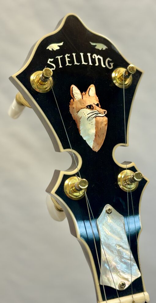 2001 Stelling Bill Emerson Red Fox Deluxe banjo with original hardshell case - Image 3