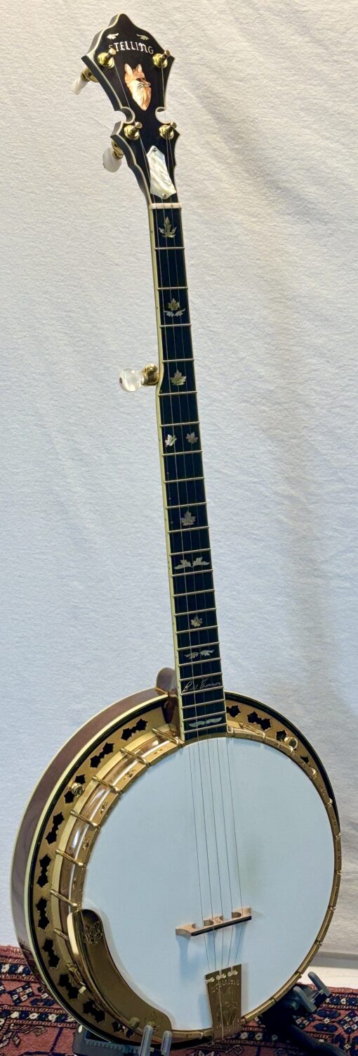 2001 Stelling Bill Emerson Red Fox Deluxe banjo with original hardshell case - Image 6