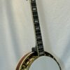 Complete front view of Gold Tone OB-2 JM Joe Mullins Signature banjo with bowtie fretboard inlays
