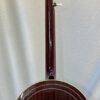 Recording King RKR-80 banjo back view of peghead showing mahogany neck construction and tuning peg configuration