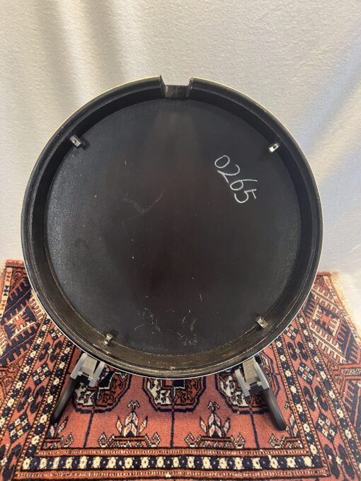 Recording King RKR-80 resonator interior view showing serial number 0000265 and internal construction