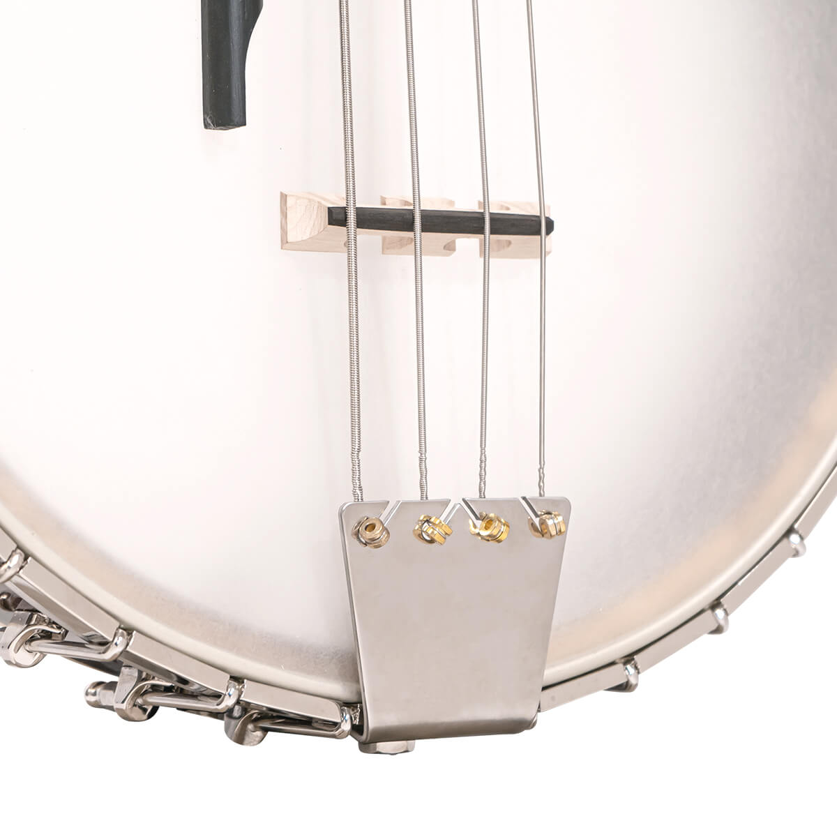 Gold Tone BB-400+ bass banjo SMP pickup system with volume control detail
