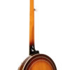Gold Tone OB-2+ Bowtie Banjo full back view showing sunburst resonator and mahogany neck