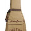 Gold Tone MicroBass padded gig bag included with M-BassFL