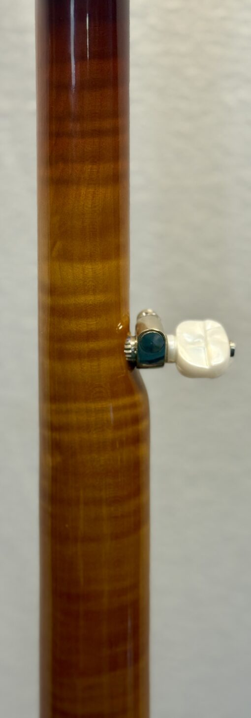 Alternative view of 2008 Recording King RK-CUSTOM Soloist RK-R85-SN Banjo - Flamed Maple with Sunburst Finish - Serial #0000480