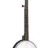 Gold Tone AC-1 lightweight banjo full front view with black finish