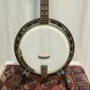 1926 Gibson TB-3 banjo pot assembly back view without resonator showing coordinator rod