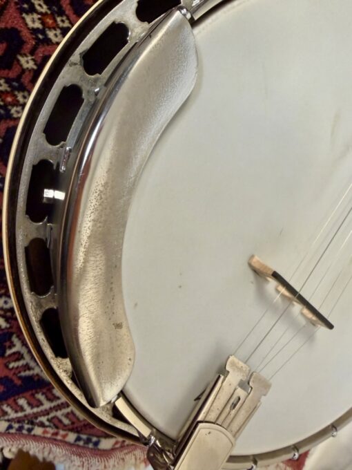 1936 Gibson TB-1 conversion modern aged armrest detail