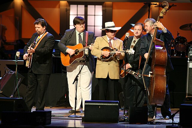 Bobby Osborne and The Rocky Top X-Press performing at the Grand Ole Opry in 2007