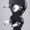 Deering Artisan Goodtime Special banjo planetary tuners with white pearloid buttons close-up