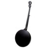 Deering Goodtime Blackgrass banjo back view showing black matte resonator