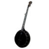 Deering Goodtime Blackgrass 5-string banjo front view all black matte finish